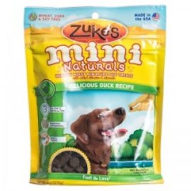 ZUKES PERFORM PET NUTRITION ZUKE'S MINI NATURALS DELICIOUS DUCK RECIPE DOG TREAT 1 LB