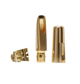 Fortissimo BR27 Gold Mouthpiece Cap Alto Sax & Metal Tenor Saxophone pieces 