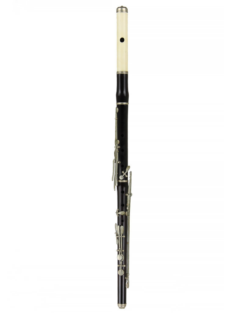Anonymous Anonymous Blackwood and Ivory Flute, 11 Key Low B