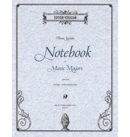 Edition Versilian 3-Subject Notebook for Music Majors