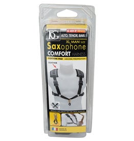 BG BG Alto Sax +Tenor Sax + Baritone Sax Men's Comfort Harness Metal coated Snap Hook XL Size