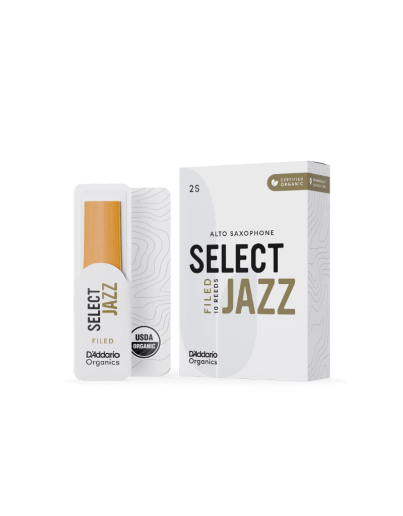 D'Addario D'addario Organic Select Jazz Filed Alto Saxophone Reeds