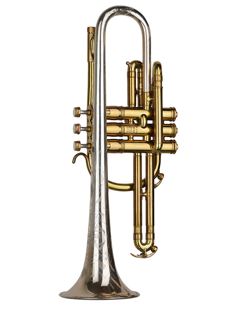 King King Silver Tone Cornet