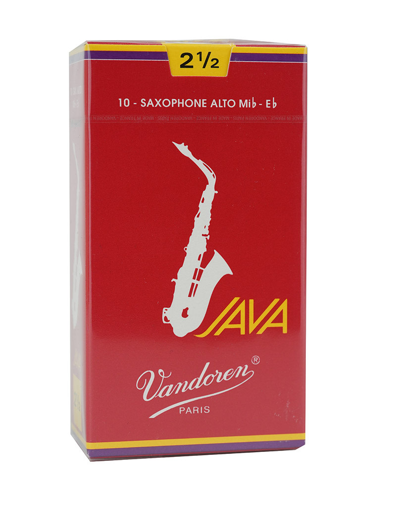 Vandoren Red Java Alto Saxophone Reeds - Virtuosity