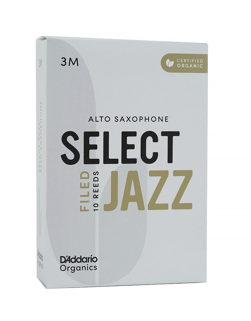 D'addario Organic Select Jazz Filed Alto Saxophone Reeds - Virtuosity