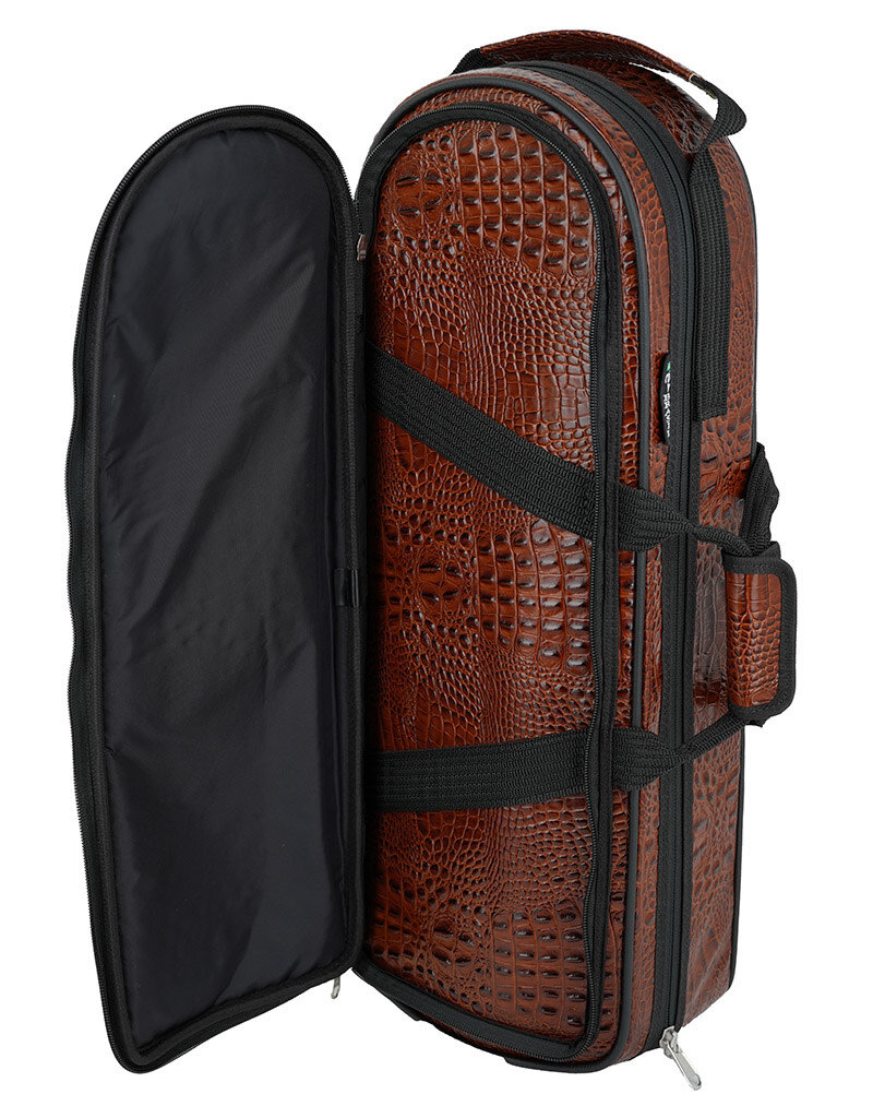 Marcus Bonna Marcus Bonna Case for 1 Piston Trumpet (Crocodile-Pattern Leather)