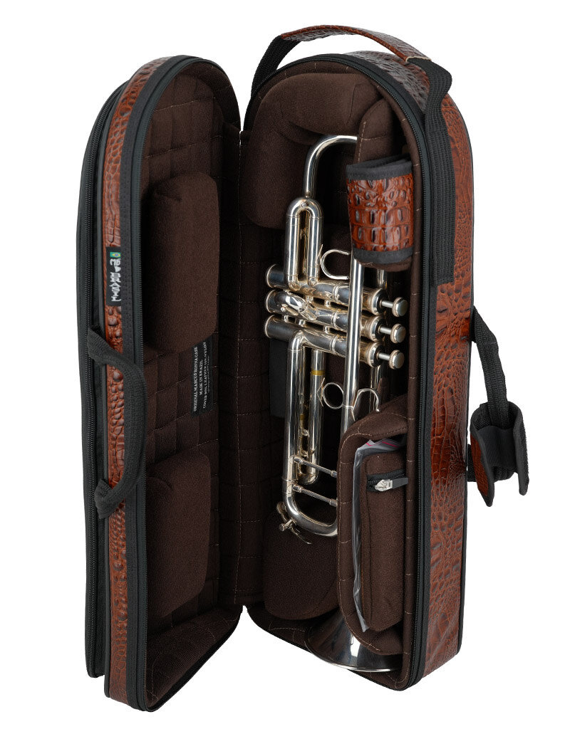 Marcus Bonna Marcus Bonna Case for 1 Piston Trumpet (Crocodile-Pattern Leather)