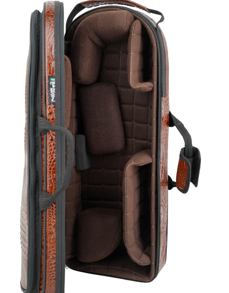Marcus Bonna Marcus Bonna Case for 1 Piston Trumpet (Crocodile-Pattern Leather)