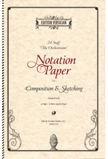 Edition Versilian 24 Staff Orchestration Notation Paper
