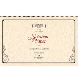 Edition Versilian 12 Staff Music 'Composer' Notation Paper