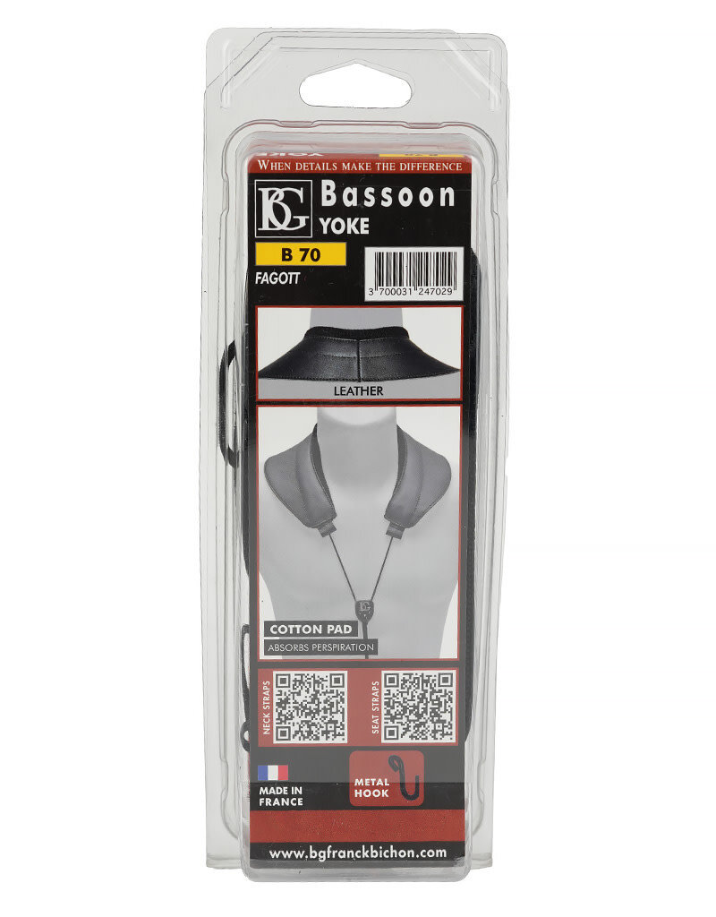 BG BG Bassoon Leather Yoke Strap