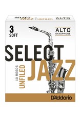 D'Addario D'Addario Select Jazz Unfiled Alto Sax Reeds