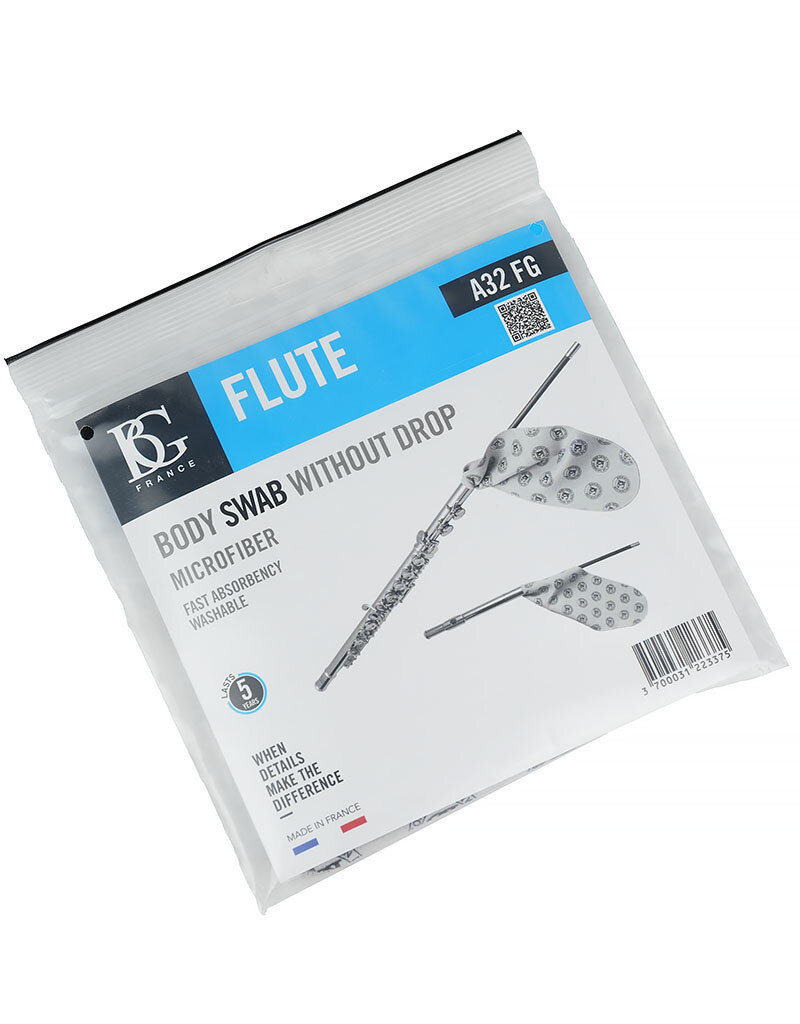 BG BG Flute Body + Head Joint Cleaning Swab