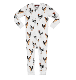 MilkBarn Bamboo Zipper Pajama Lion