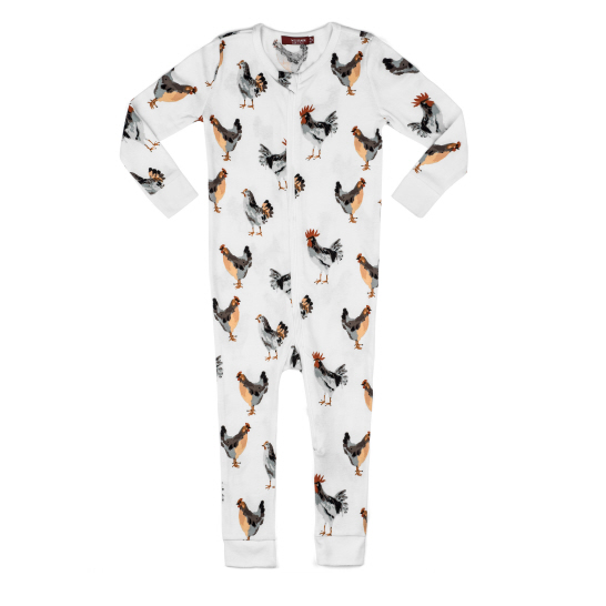 bamboo zipper pajamas