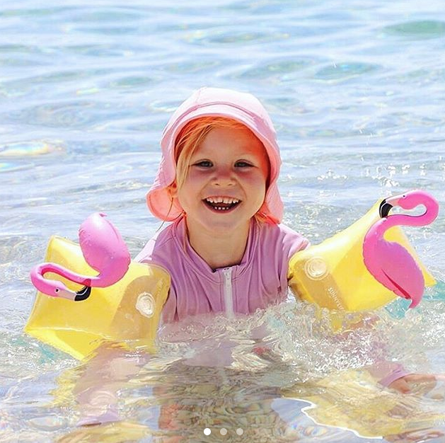 flamingo arm floaties