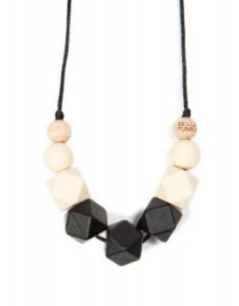 black teething necklace
