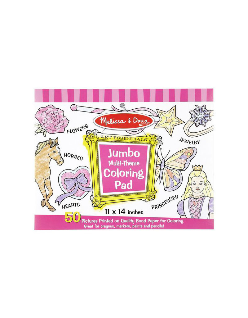 melissa and doug jumbo coloring pad