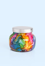 capri blue volcano rainbow watercolor petite jar