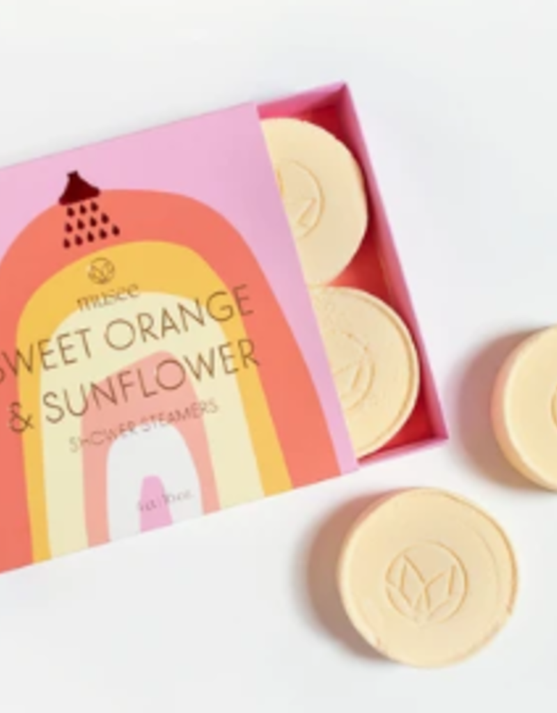 sweet orange & sunflower shower steamers