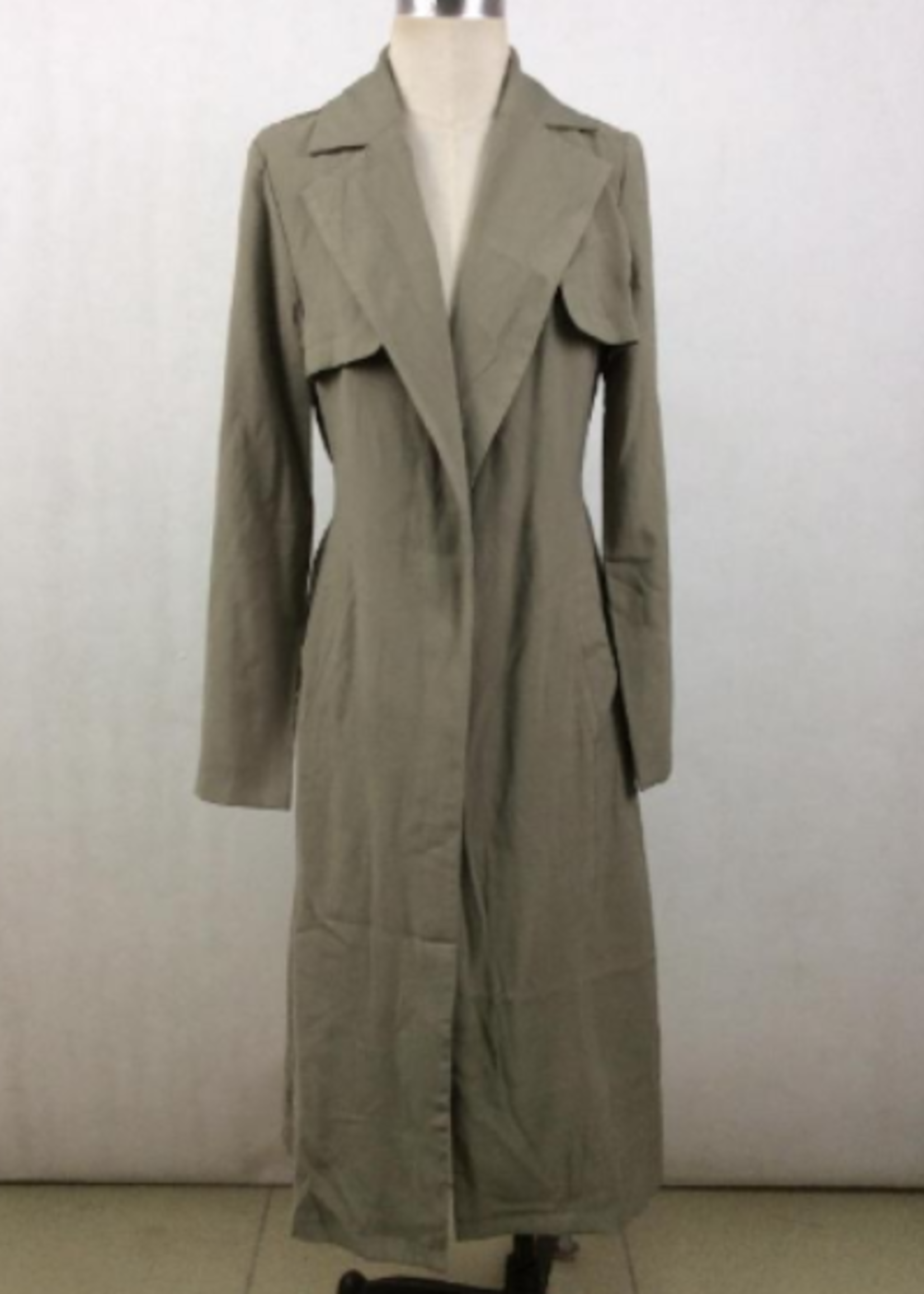 drapy trench coat LC