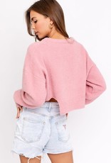 cut out cropped sweater