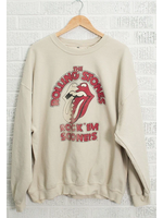 LivyLu rolling stones rock em sooners thrifted sweatshirt