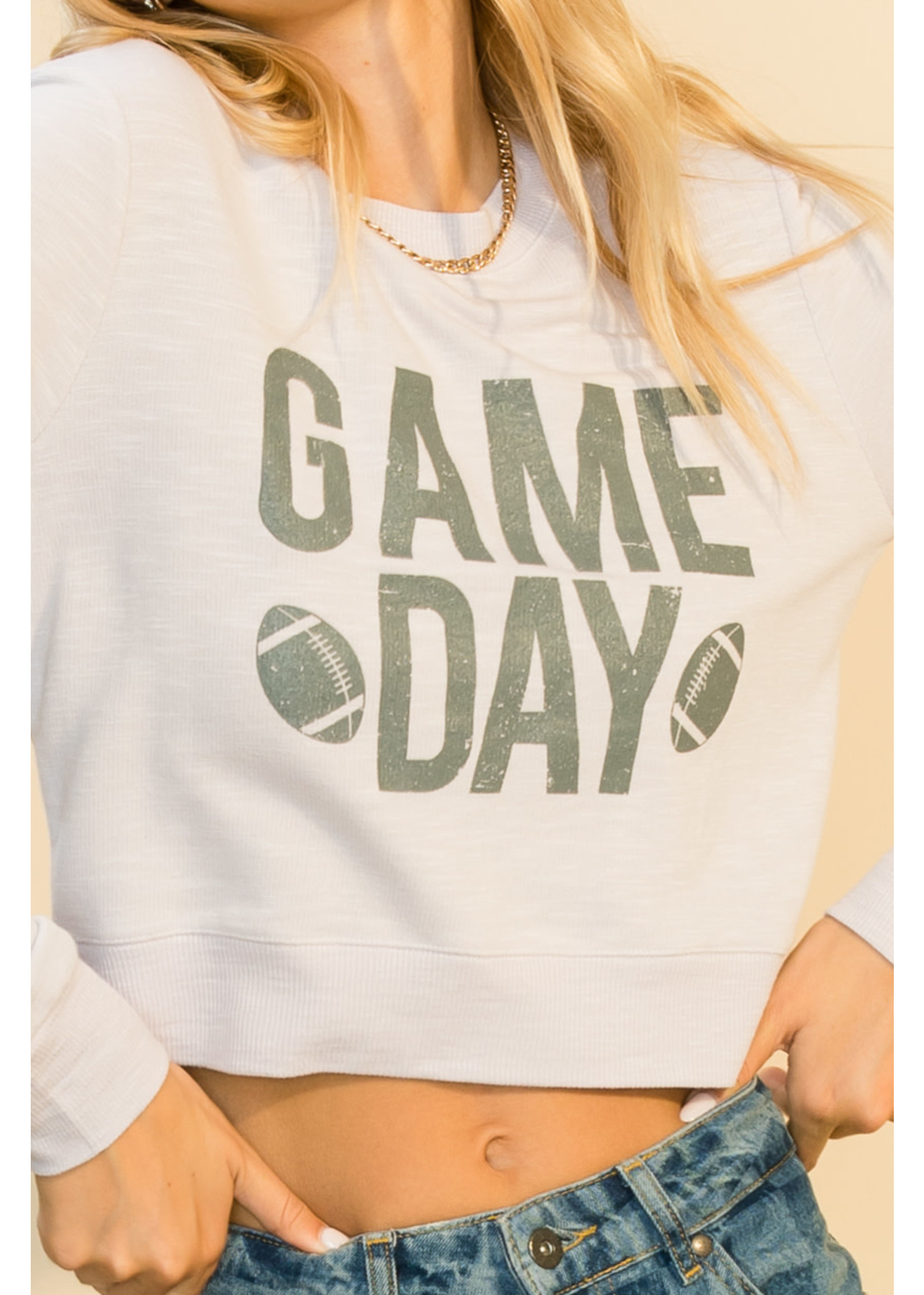 game day long sleeve top