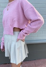 cut out cropped sweater