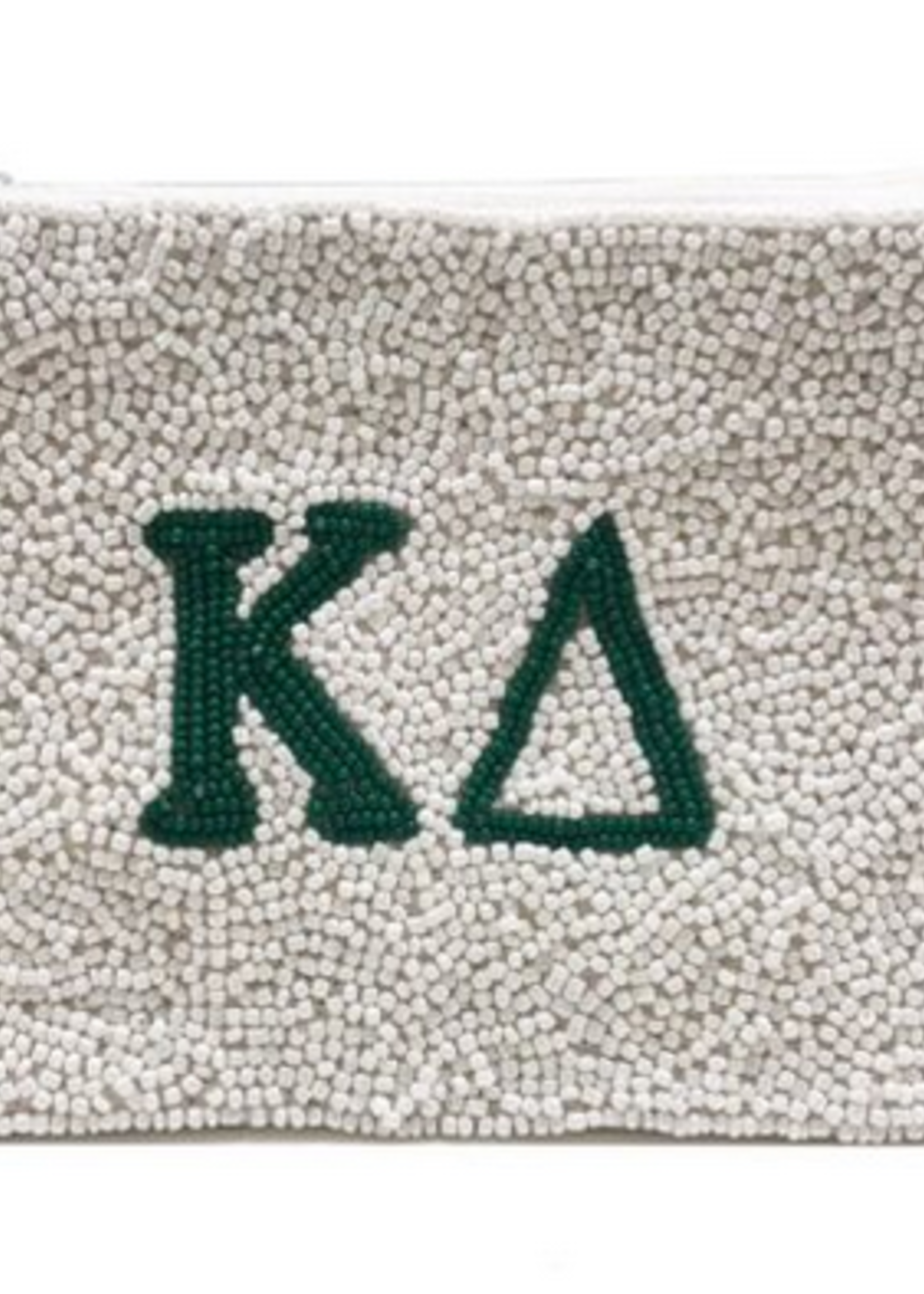 lachic designs sorority beaded coin pouch