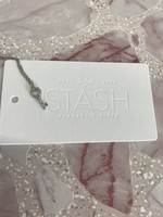 silver key necklace LC