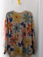 polagram groovy flower sweater