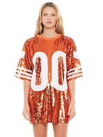 why dress double zero sequin t shirt dress - one size