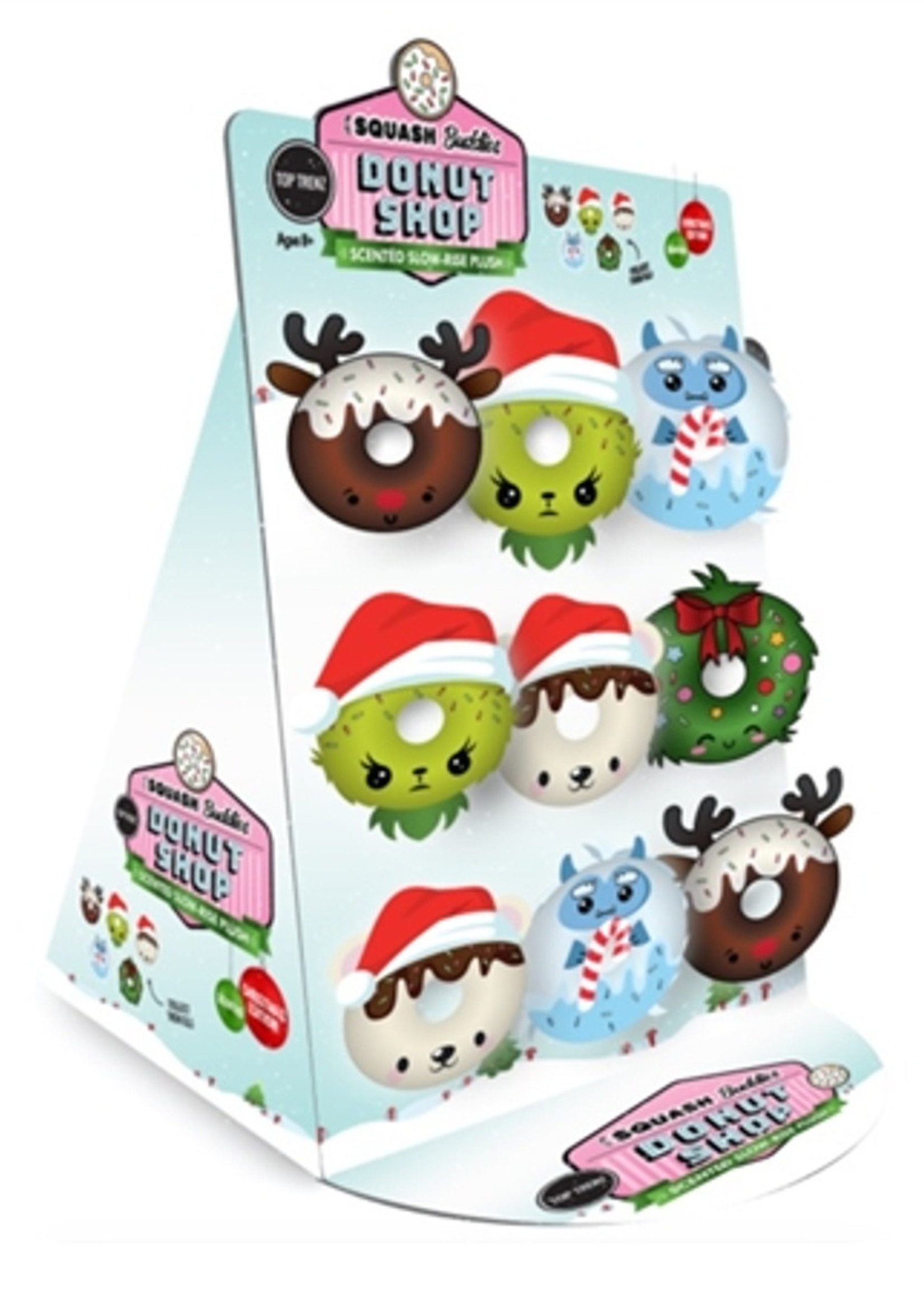 Scented Donut Shop slow rise plush HOLIDAY EDITION