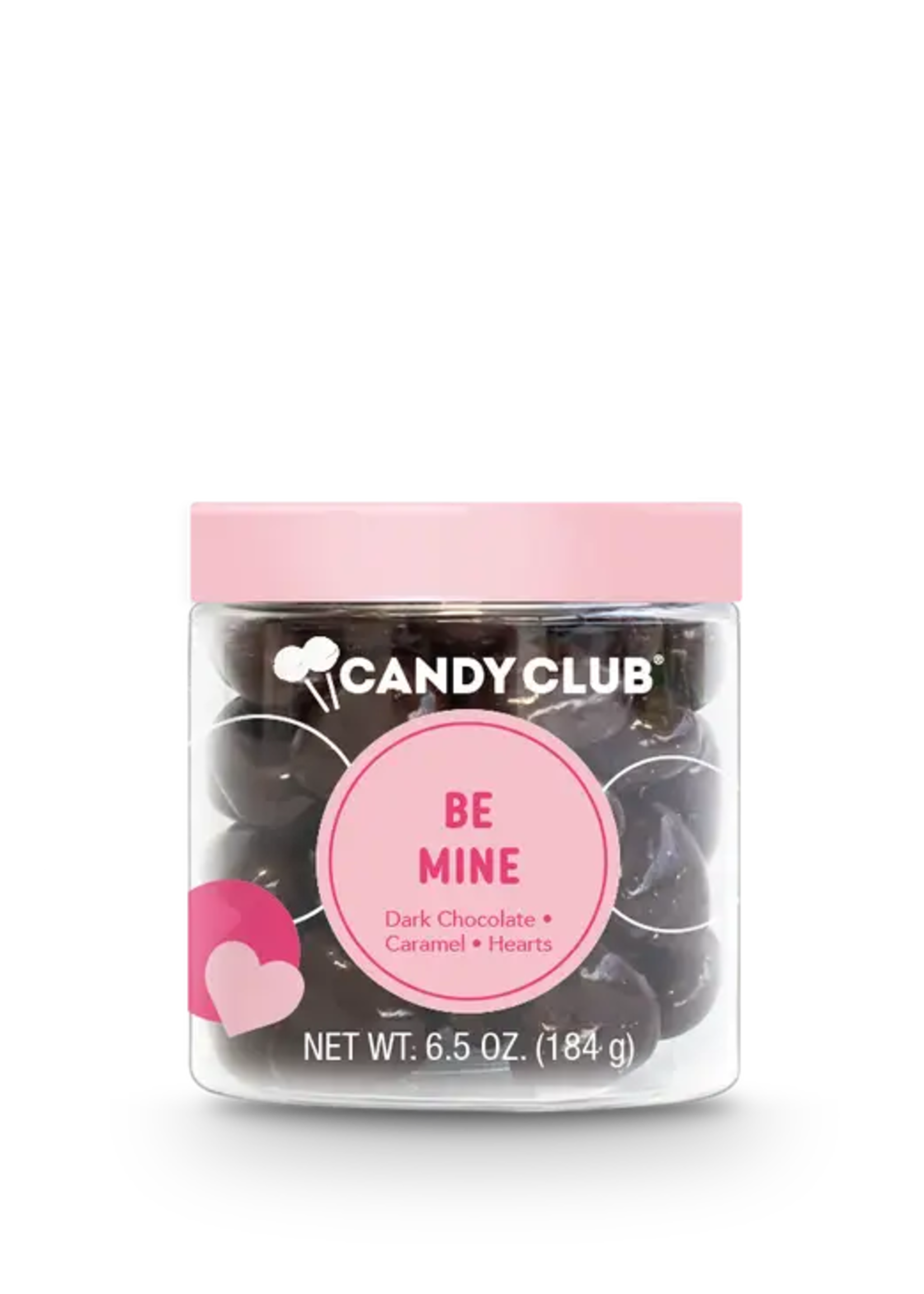 candy club Be Mine Dark Chocolate Caramel Hearts