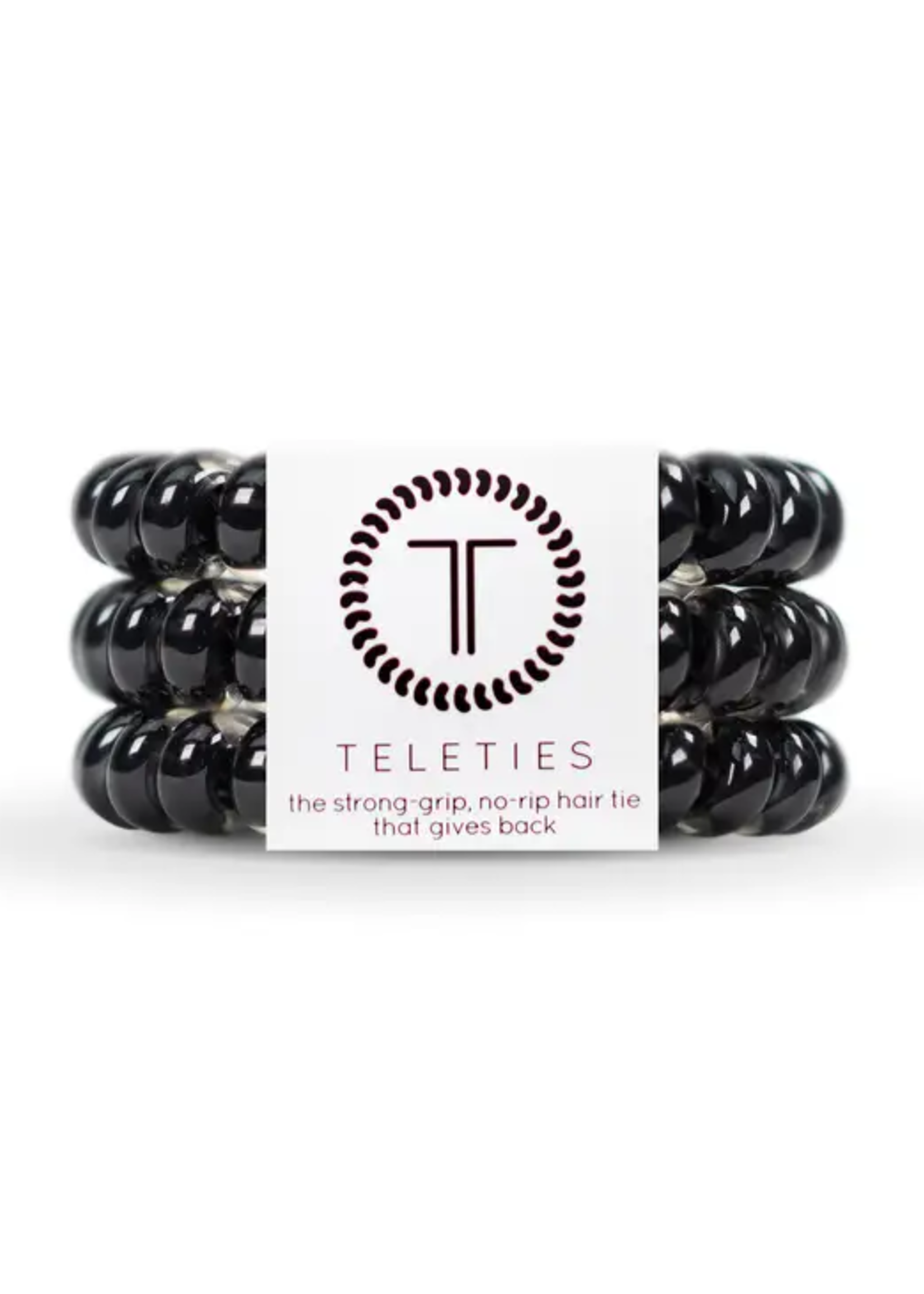 teleties Jet Black Hair Tie