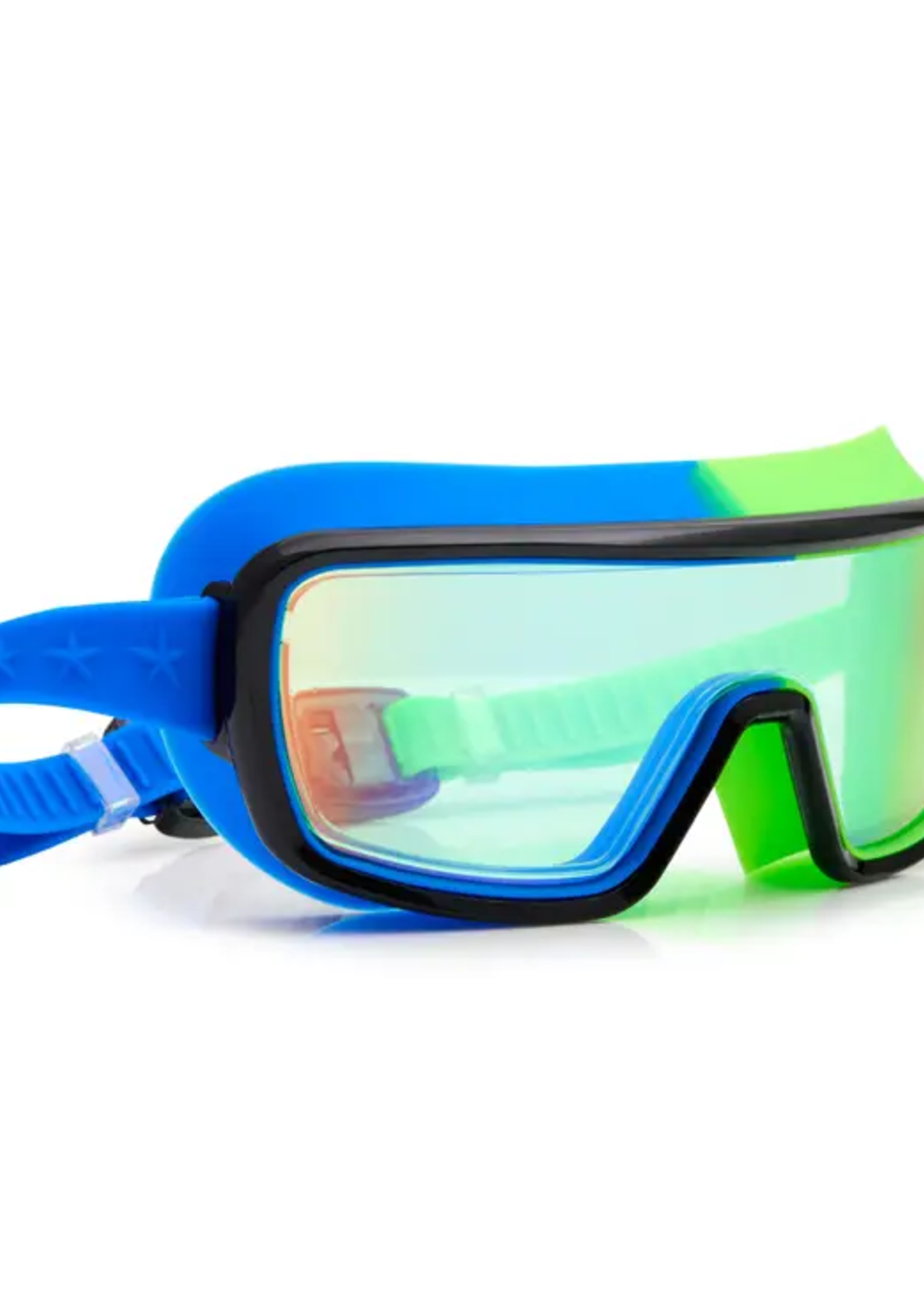 bling2o Green And Blue Prismatic Swim Goggle