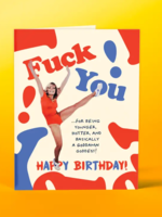 offensive and delightful FU Girl Card
