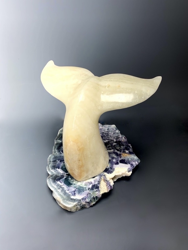 Whale Fluke - Marble Sculpture #139