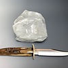 Fossil Walrus Tusk Artifact Handle Knife #151
