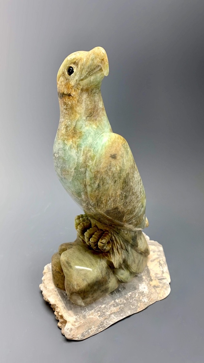 Eagle -Soapstone Carved Sculpture #234