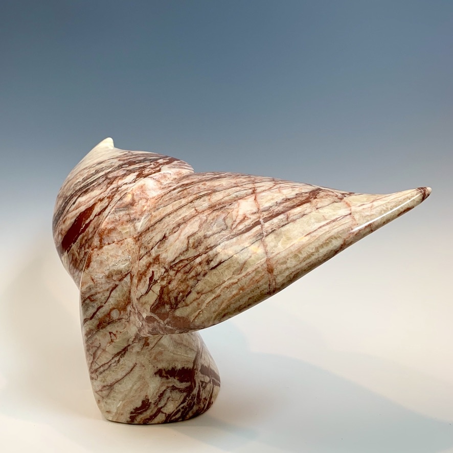 Whale Fluke - Marble Sculpture # 372