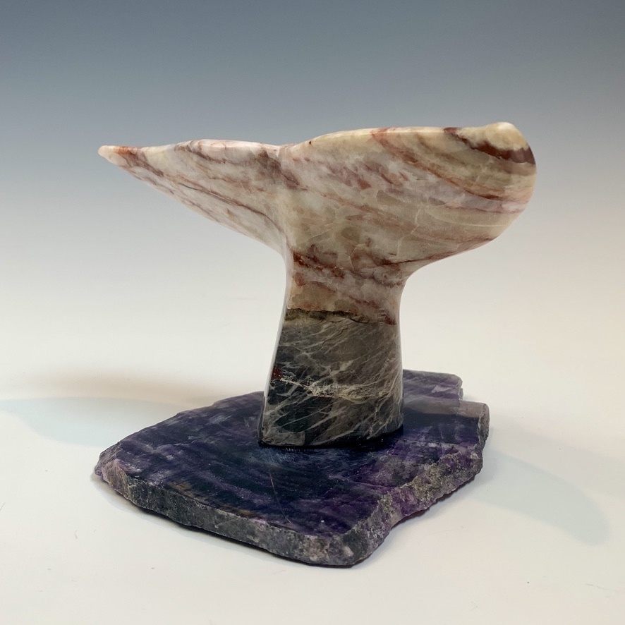 Whale Fluke - Marble Sculpture #379