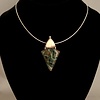 Fossil Mammoth Molar and Fossil Walrus Ivory Necklace #383