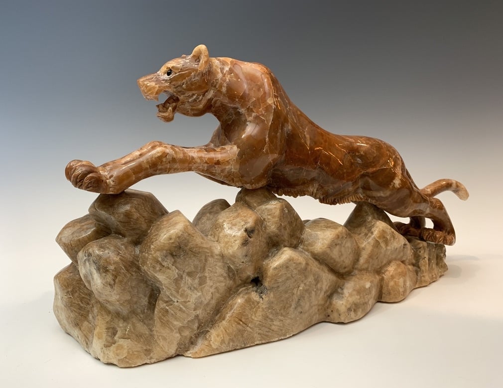 Cheetah - Marble Sculpture #381