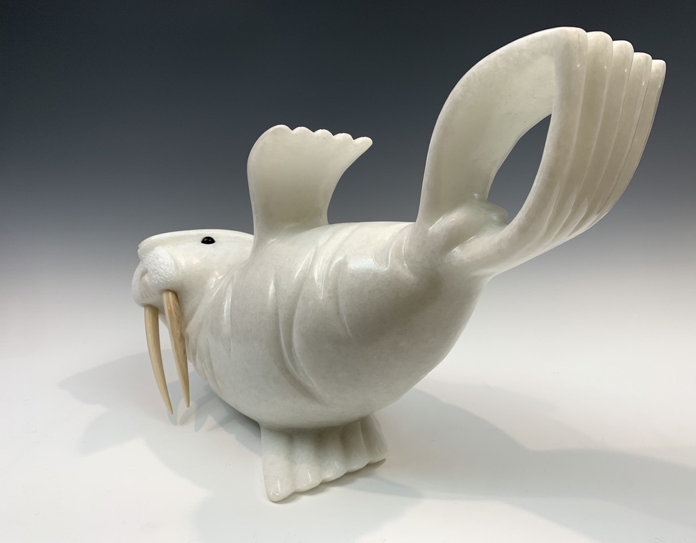 Walrus - Marble Sculpture #408