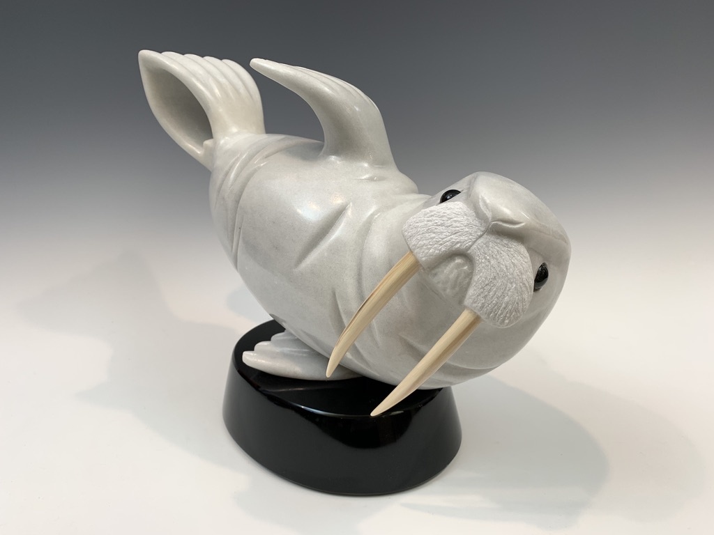 Walrus - Marble Sculpture #411