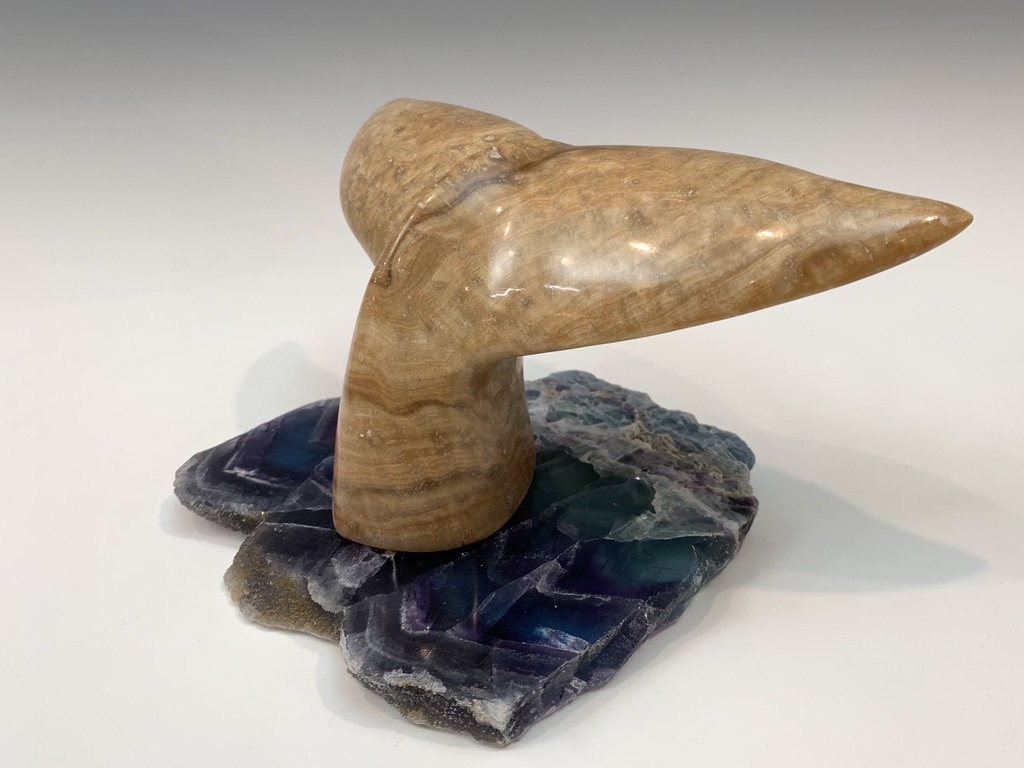 Whale Fluke - Marble Sculpture #446