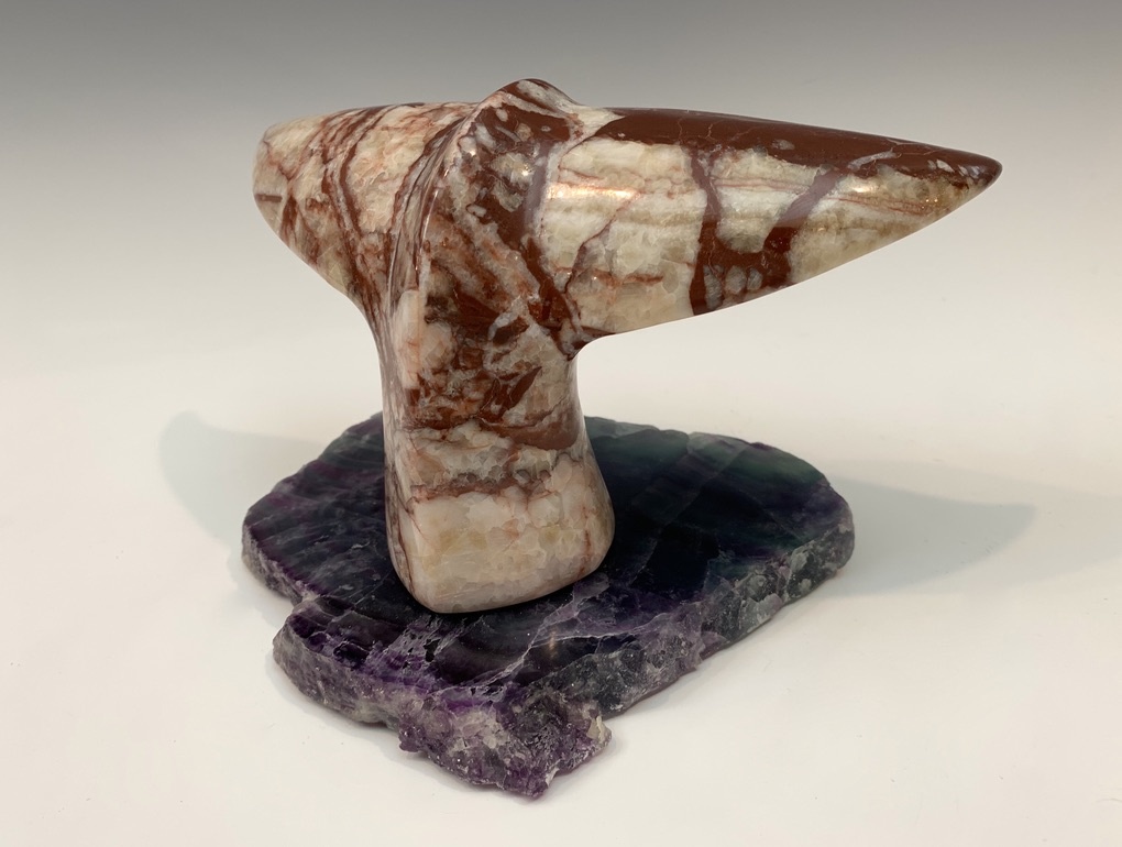 Whale Fluke - Marble Sculpture #450