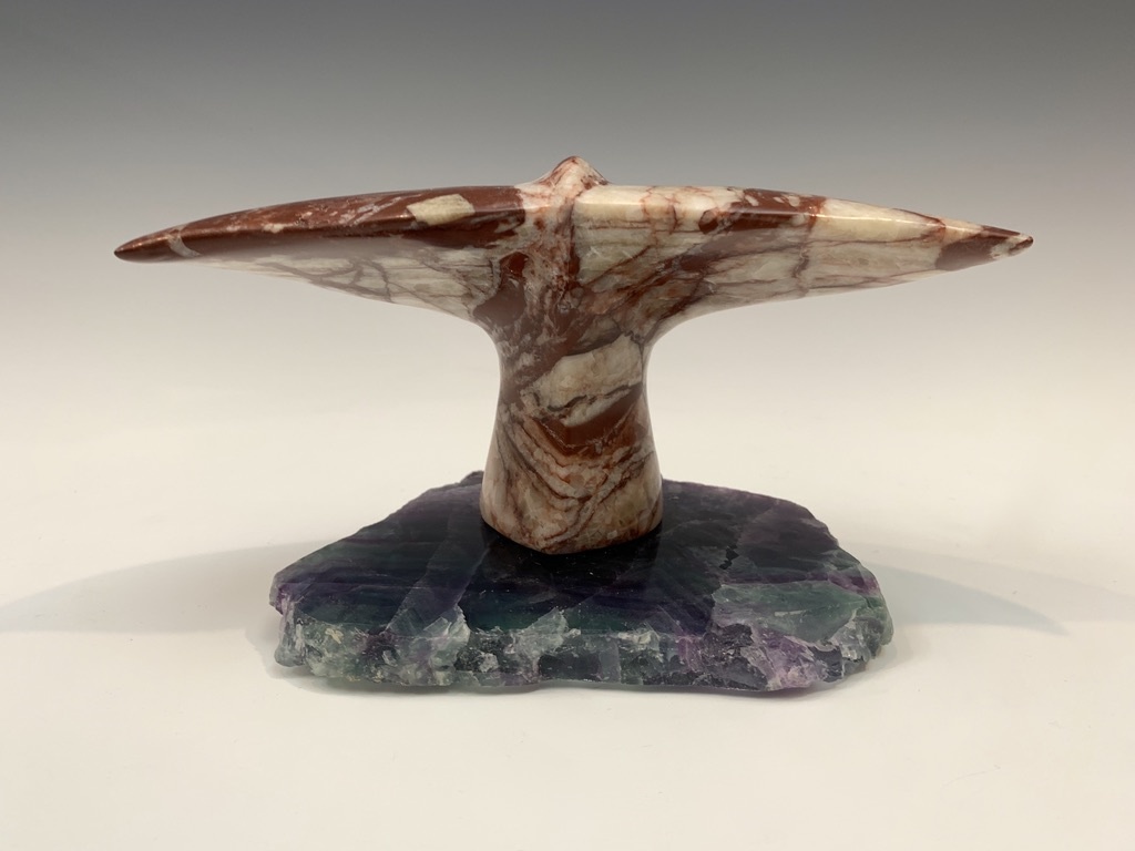 Whale Fluke - Marble Sculpture #450